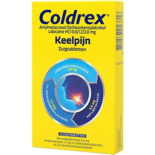 Coldrex Keelpijn Zuigtabletten 12ST