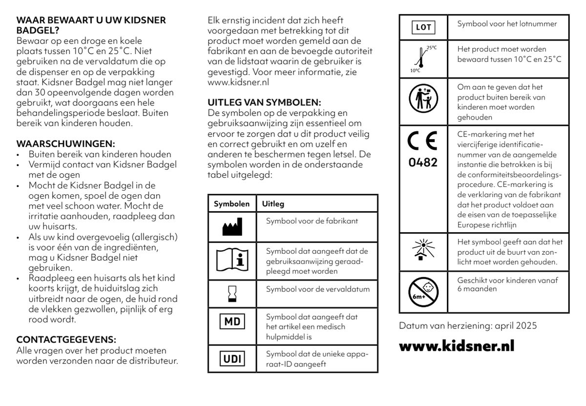 Waterpokken Foam & Badgel Combi afbeelding van document #2, instructions