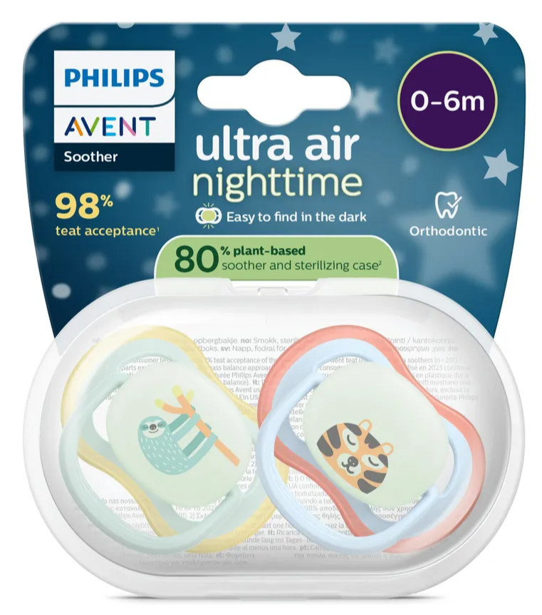 Avent Ultra Air Nighttime Fopspeen 0-6M