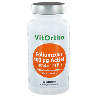 VitOrtho Foliumzuur Actief 400mcg Tabletten 60TB