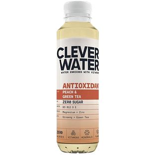 Clever Water Antioxidant Peach & Green Tea 500ML