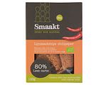Smaakt Less Carb Lijnzaadchips Chilipeper 100GR Smaakt Less Carb Lijnzaadchips Chilipeper 100GR