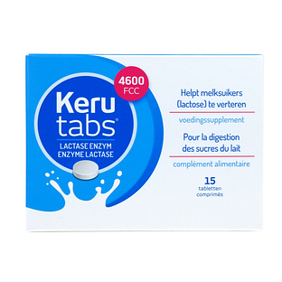 Kerutabs Lactase Enzym 4600 FCC Tabletten 15TB Kerutabs Lactase Enzym 4600 FCC Tabletten 15TB