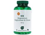 AOV 513 Magnesium Bisglycinaat & Citraat Tabletten 180TB