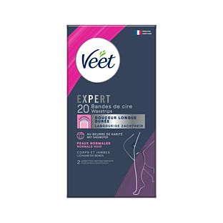 Veet Expert Koude Waxstrips Benen & Lichaam Normale Huid 20ST