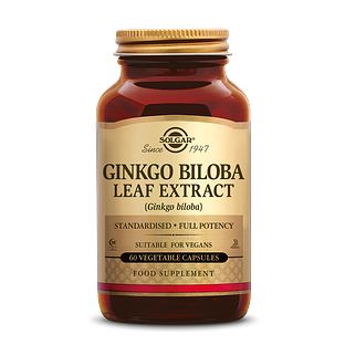 Solgar Ginkgo Biloba Leaf Extract Capsules 60VCP Solgar Ginkgo Biloba Leaf Extract Capsules 60VCP