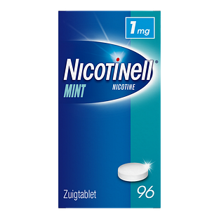 Nicotinell Zuigtablet Mint 1 mg - voor stoppen met roken 96ST Nicotinell Zuigtablet Mint 1 mg - voor stoppen met roken 96ST