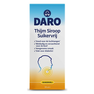 Daro Thijmsiroop Suikervrij 200ML