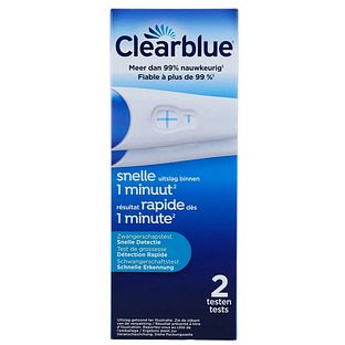 Clearblue Zwangerschapstest Snelle Detectie 2ST