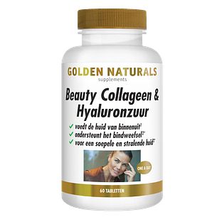 Golden Naturals Beauty Collageen & Hyaluronzuur Tabletten 60TB