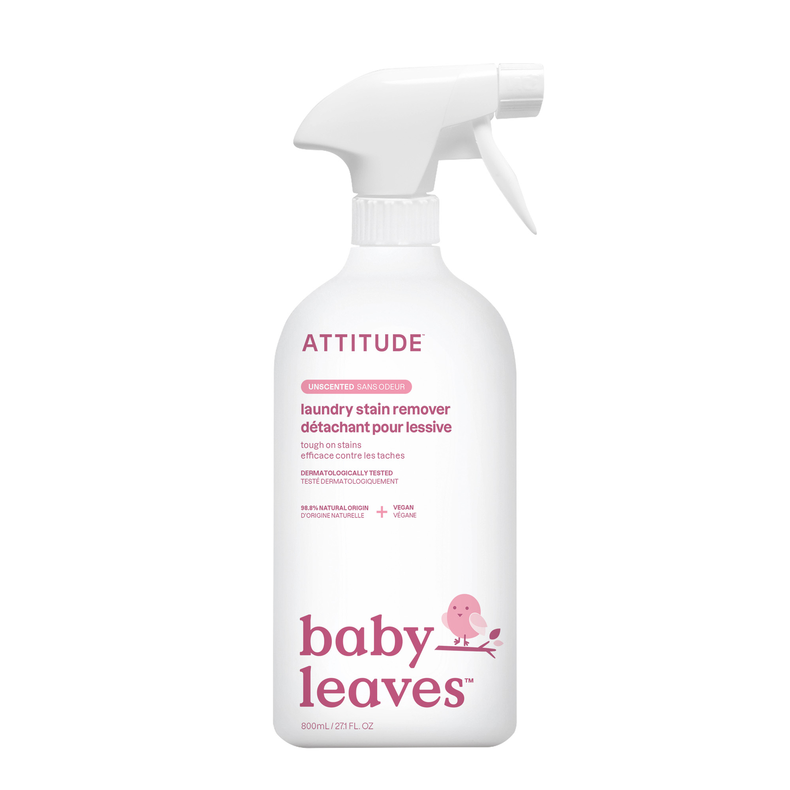 Attitude Baby Leaves Unscented Laundry Stain Remover