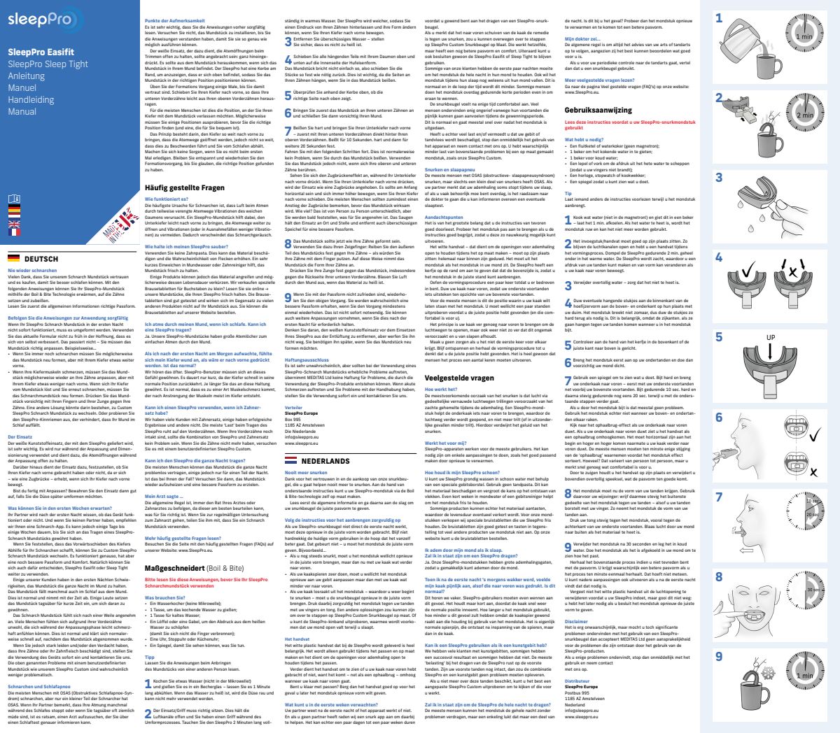 Anti-Snurkbeugel Easyfit Standard Antimicrobieel afbeelding van document #1, leaflet