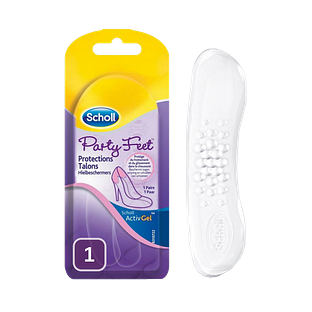 Scholl Party Feet Hielbeschermers 1ST