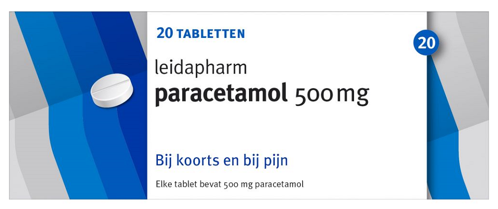Leidapharm Paracetamol 500mg 20st afbeelding