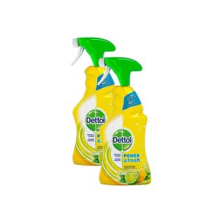 Dettol Power & Fresh Allesreiniger Citrus Spray Duo 2x500ML Dettol Power & Fresh Allesreiniger Citrus Spray Duo 2x500ML