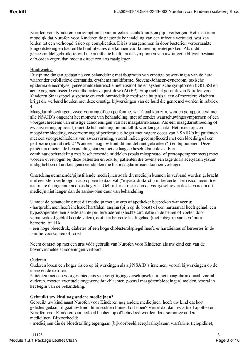voor Kinderen Aardbei Suspensie afbeelding van document #3, leaflet