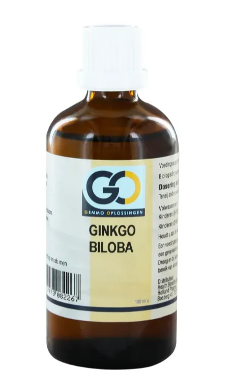 GO Gemmo Oplossingen Ginkgo Biloba Druppels 100ML