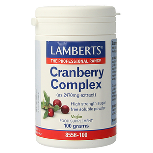 Lamberts Cranberry Complex Poeder 100GR Lamberts Cranberry Complex Poeder 100GR