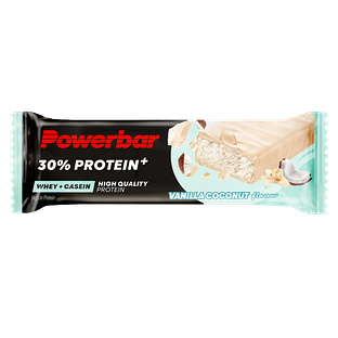 Powerbar 30% Protein Plus Vanilla Coconut 55GR Powerbar 30% Protein Plus Vanilla Coconut 55GR