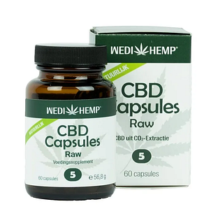 WediHemp CBD Raw 5% Capsules 60CP