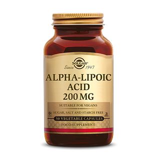 Solgar Alpha Lipoic Acid (Liponzuur) 200 mg Capsules 50VCP