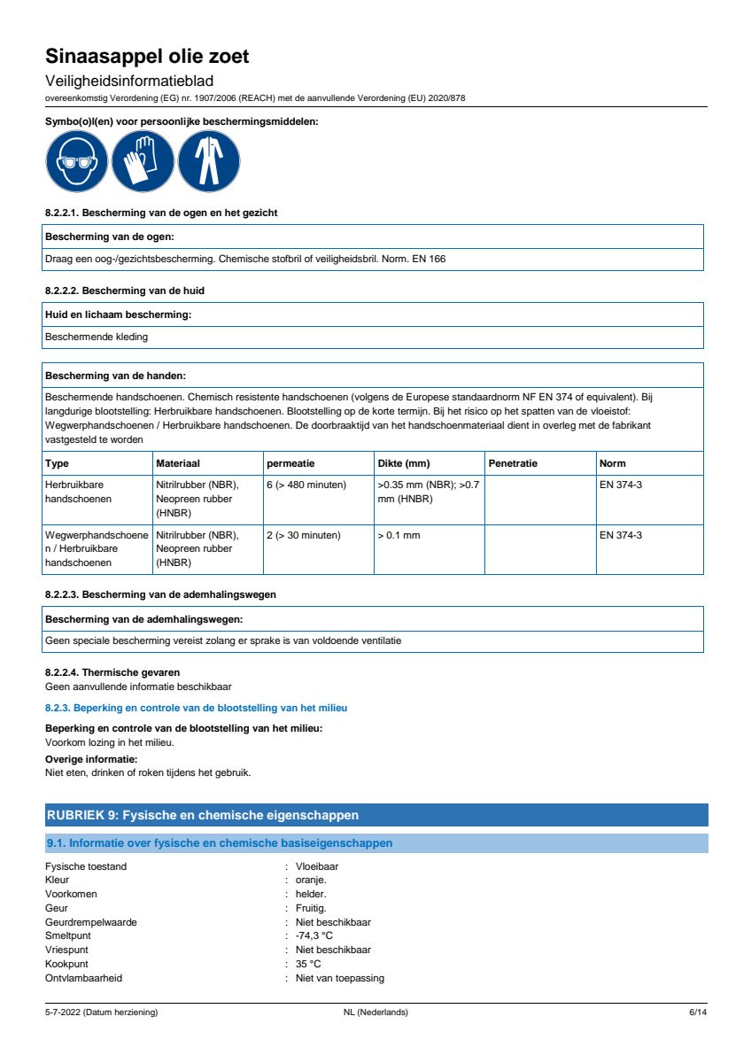 Essentiële Olie Sinaasappel afbeelding van document #6, label