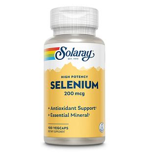 Solaray Selenium 200mcg Capsules 100VCP Solaray Selenium 200mcg Capsules 100VCP