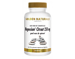Golden Naturals Magnesium Citraat 250mg Capsules 60VCP