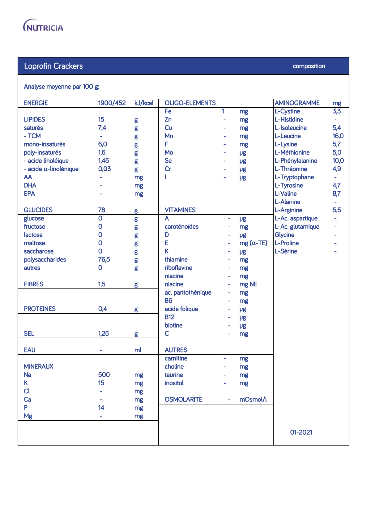 Loprofin Eiwitbeperkte Crackers afbeelding van document #1, info_folder