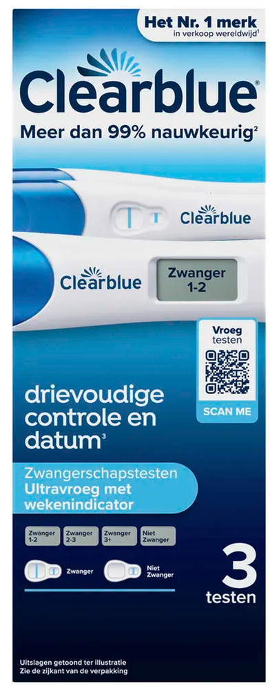 Clearblue Ultravroeg Zwangerschapstest