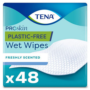 TENA Proskin Plastic Free Wet Wipes 48ST