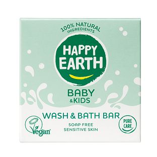 Happy Earth Baby & Kids Wash & Bath Bar 50GR