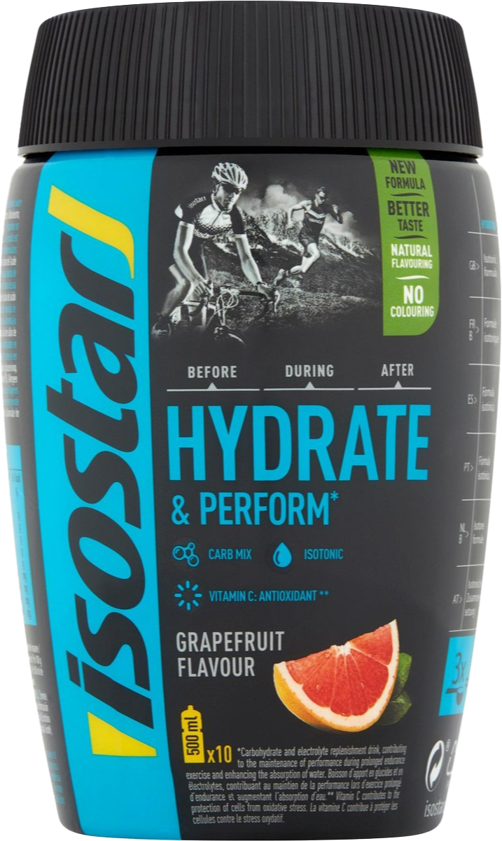 Isostar Energy Hydrate & Perform Powder Grapefruit
