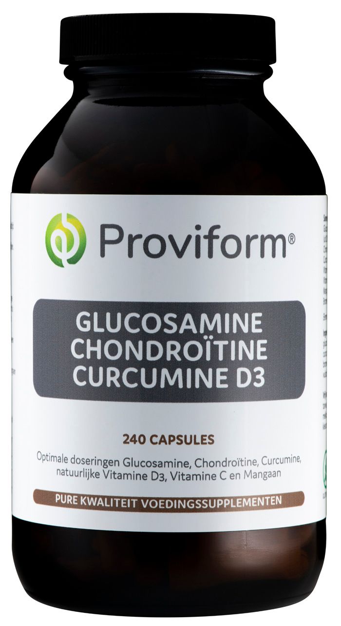 Proviform Glucosamine Chondroïtine Curcumine D3 Capsules afbeelding
