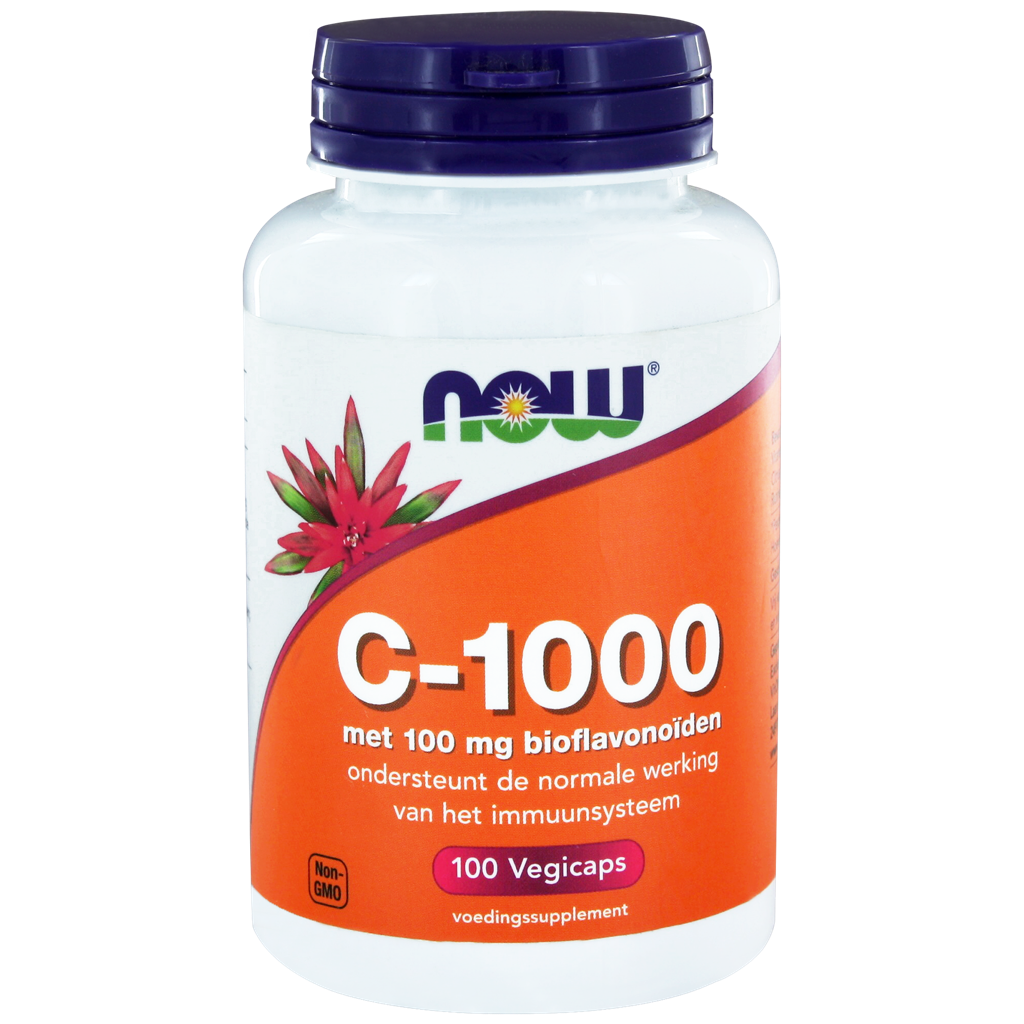 NOW C-1000 met 100mg Bioflavonoïden Capsules afbeelding 1