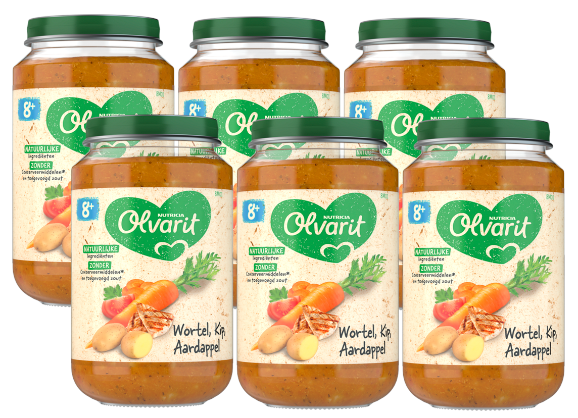 Olvarit 8m+ Wortel Kip Aardappel afbeelding