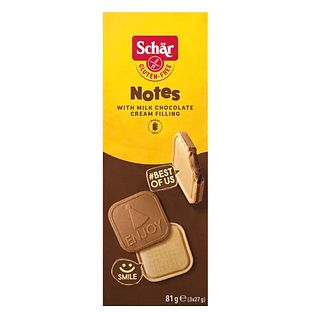 Schar Notes Chocolate Cream 81GR