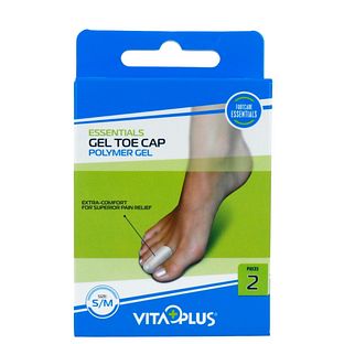 Vitaplus Essentials Gel Toe Cap Polymer Gel maat S/M 2ST