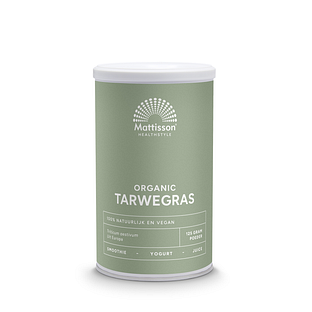 Mattisson HealthStyle Biologische Tarwegras Poeder 125GR