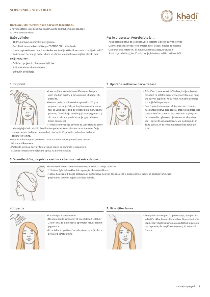 Haarverf Natural Hazel afbeelding van document #18, instructions