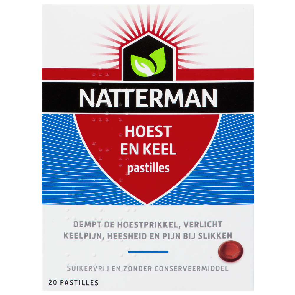 Natterman Hoest en Keel Pastilles afbeelding
