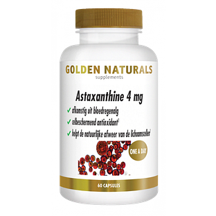 Golden Naturals Astaxanthine 4mg Softgels 60SG