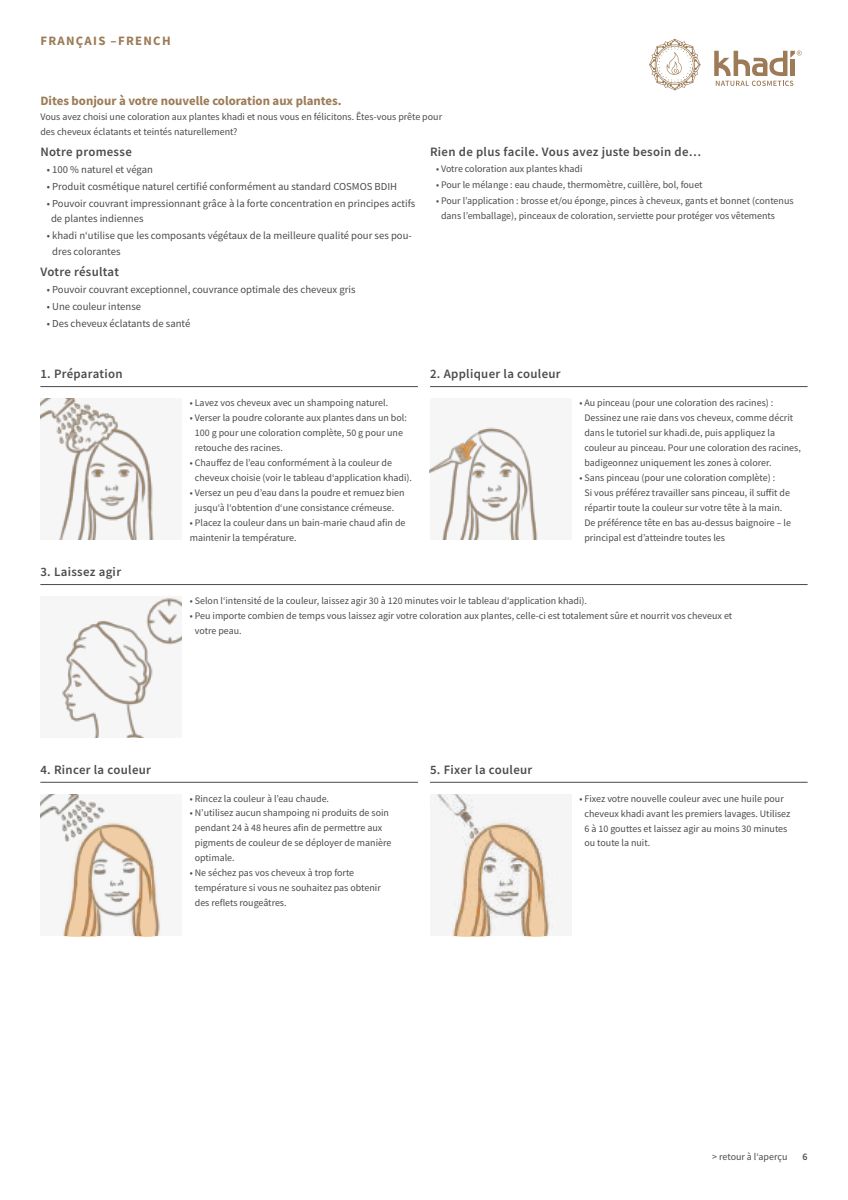 Haarverf Medium Brown afbeelding van document #6, instructions
