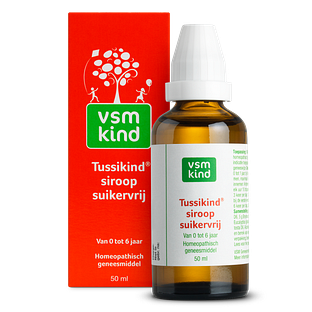 Vsm Kind 0-6 Tussikind Siroop Suikervrij 50ML
