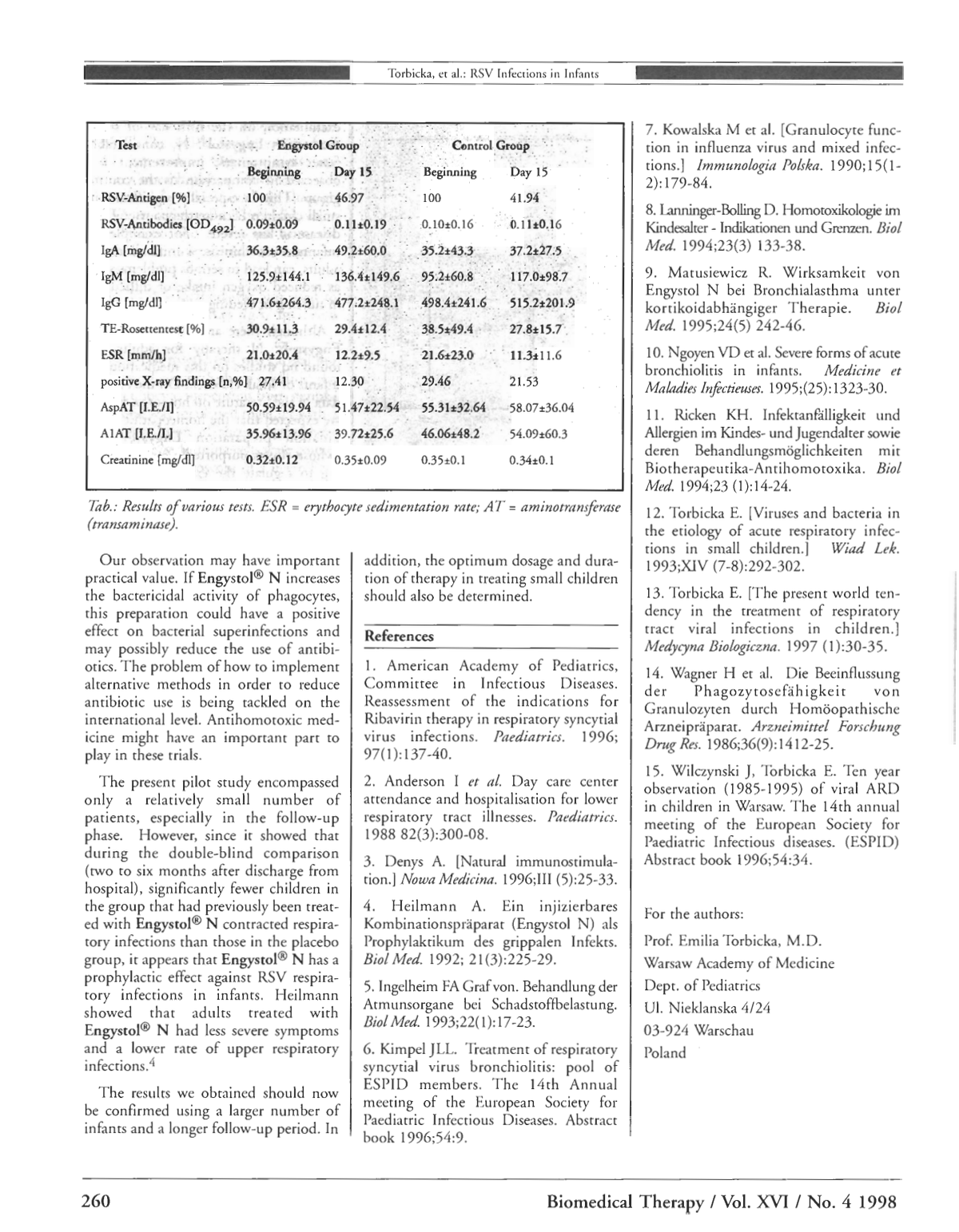 Engystol Tabletten afbeelding van document #5, research