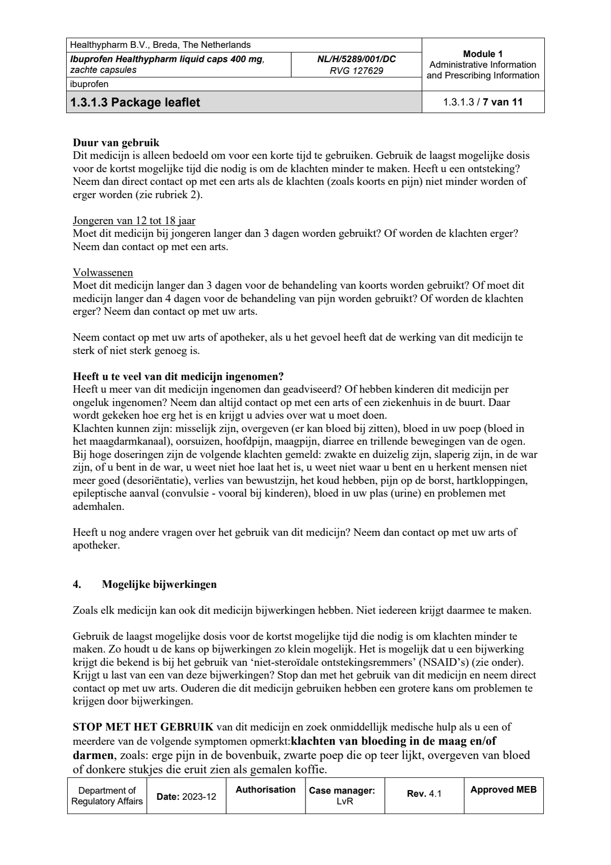 Ibuprofen 400mg Liquid Caps afbeelding van document #7, leaflet