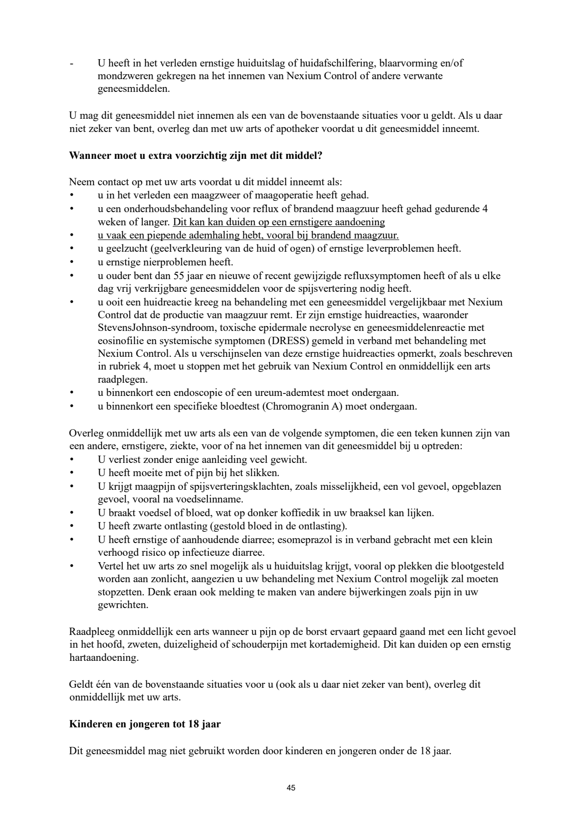 Control Tabletten - voor brandend maagzuur afbeelding van document #45, leaflet