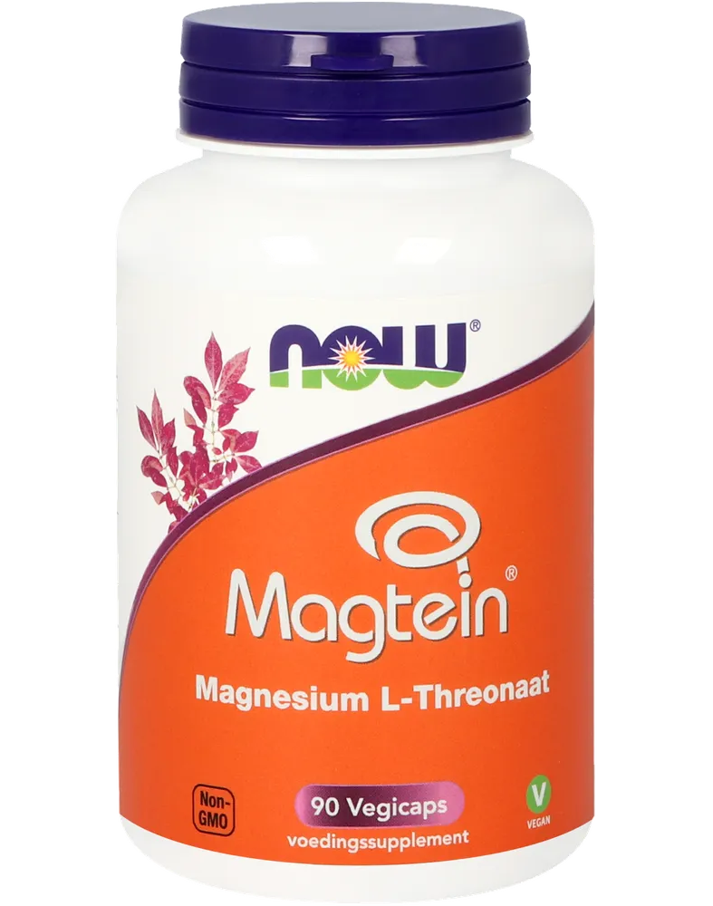 NOW Magtein Magnesium L-Threonaat Capsules 90VCP
