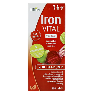 Hubner Iron Vital Vloeibaar IJzer 250ML