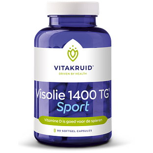 Vitakruid Visolie 1400 Sport Triglyceriden EPA 40% DHA 20% 90SG
